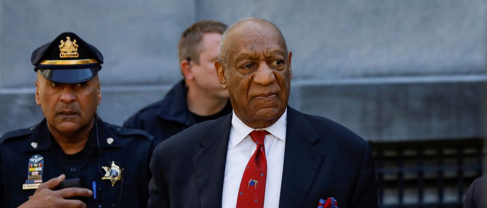 FILE PHOTO: Actor and comedian Bill Cosby exits the Montgomery County Courthouse after a jury convicted him in a sexual assault retrial in Norristown, Pennsylvania