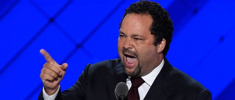 Benjamin Jealous speaks during Day 1 of the Democratic National Convention at the Wells Fargo Center in Philadelphia, Pennsylvania, July 25, 2016. (Photo credit: SAUL LOEB/AFP/Getty Images)