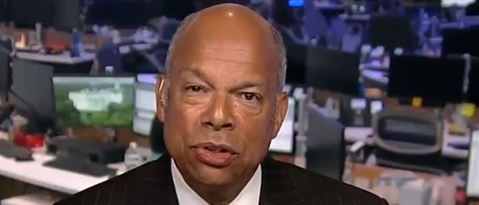 Former DHS Secretary Johnson 'Freely Admits' They Detained Children (screengrab)
