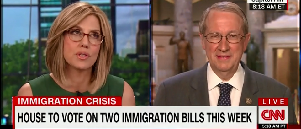GOP Rep. Bob Goodlatte Slams Illegal Immigrant Parents On CNN For Putting Their Children In Danger -- New Day -- 6-19-18