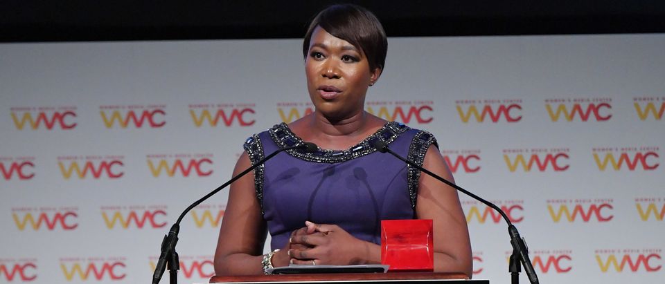 Correspondent and winner of the WMC Carol Jenkins Visible and Powerful Media Award, Joy Reid speaks onstage at the Women's Media Center 2016 Women's Media awards on September 29, 2016 in New York City. (Photo by Mike Coppola/Getty Images for The Women's Media Center)