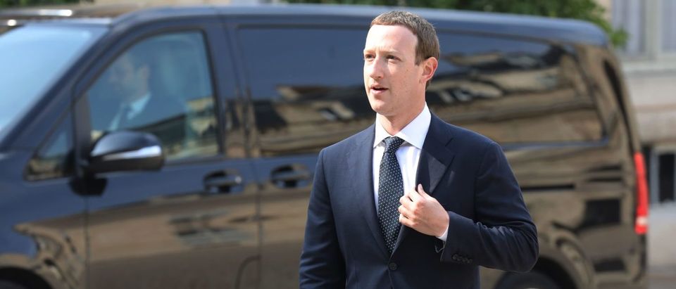 Facebook CEO Mark Zuckerberg arrives to attend a meeting with the French president at the Elysee Palace in Paris on May 23, 2018. - Fresh from saying "sorry" to European lawmakers, Facebook CEO Mark Zuckerberg holds talks with the president on May 22 where he will face renewed pressure over his company's tax policies. (Photo: LUDOVIC MARIN/AFP/Getty Images)