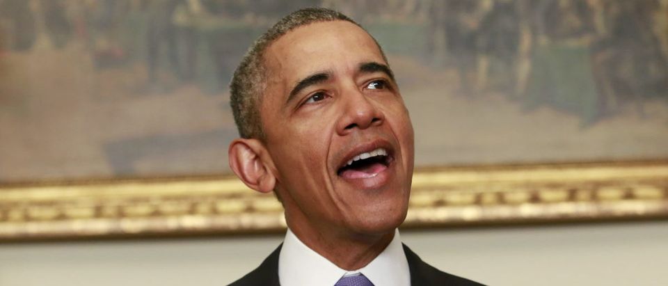 President Barack Obama delivers a statement on Iran