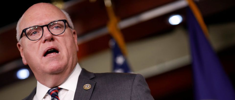 Rep. Crowley speaks at a news conference on Capitol Hill in Washington