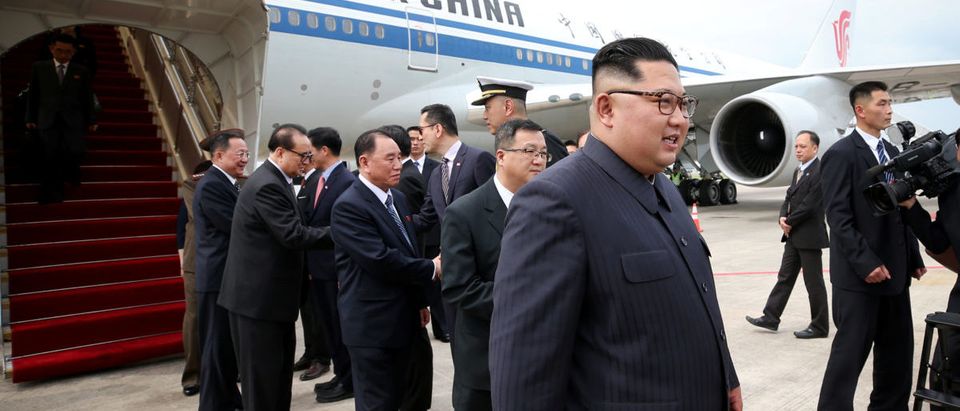 North Korean leader Kim Jong Un arrives in Singapore