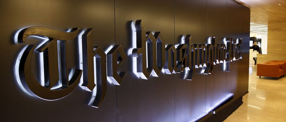 The newspaper's banner logo is seen during the grand opening of the Washington Post newsroom in Washington January 28, 2016. REUTERS/Gary Cameron