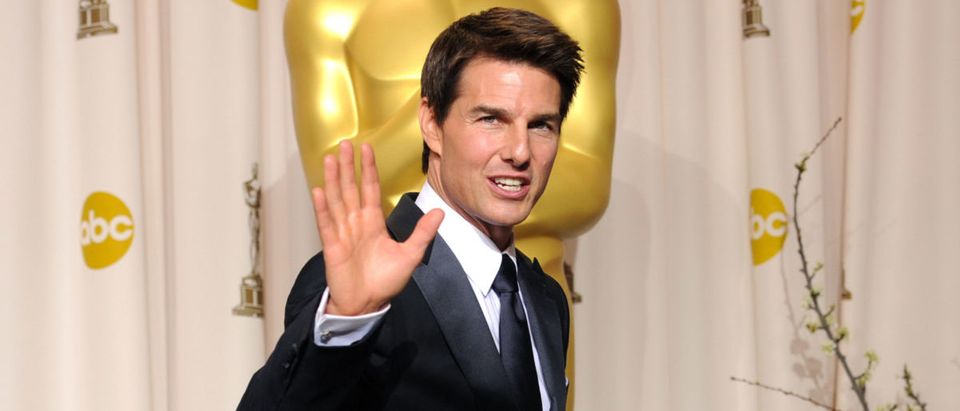 Actor Tom Cruise poses in the press room at the 84th Annual Academy Awards held at the Hollywood &amp; Highland Center on February 26, 2012 in Hollywood, California. (Photo by Jason Merritt/Getty Images)
