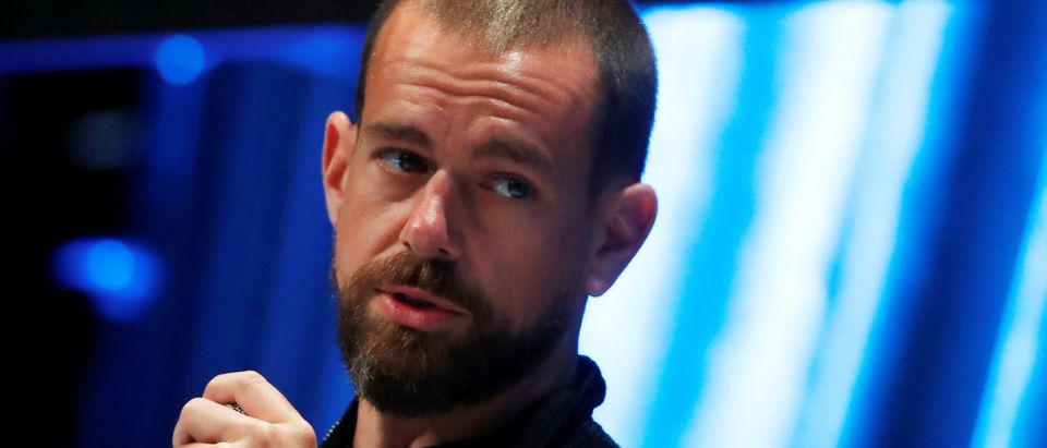 Jack Dorsey, CEO and co-founder of Twitter and founder and CEO of Square, speaks at the Consensus 2018 blockchain technology conference in New York City