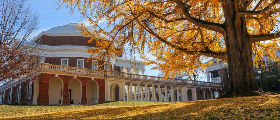 The University of Virginia is pictured in fall. (Shutterstock/Bram Reusen)