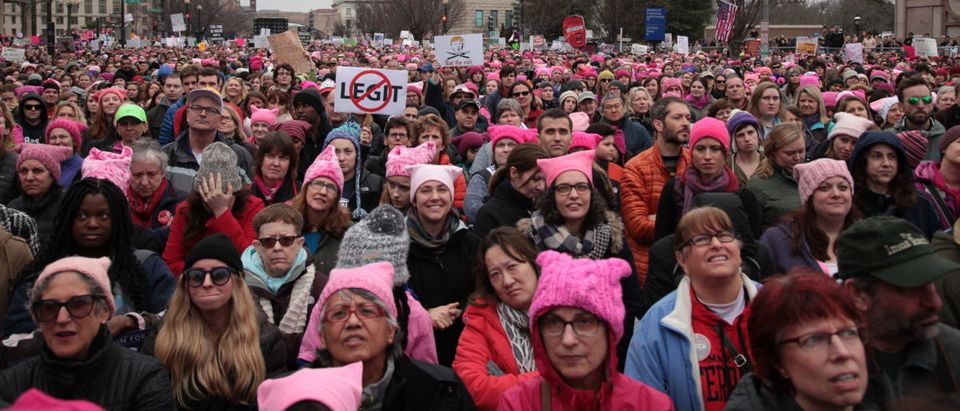 January 21, 2017 Pictured is the Women’s March Washington, D,C. SHUTTERSTOCK/ Julie Hassett Sutton