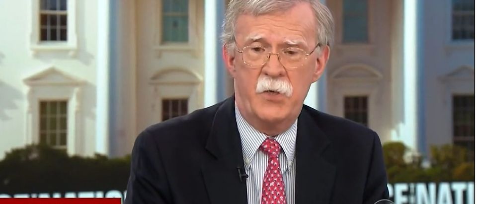 National security adviser John Bolton was on CBS' "Face The Nation" on Sunday. (Screen shot/ CBS News)