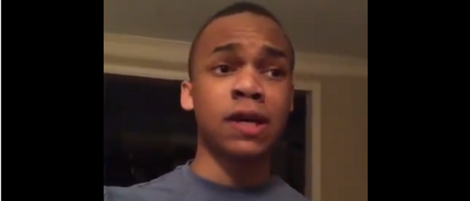 CJ Pearson stands with Judge Jeanine in viral video (screengrab)