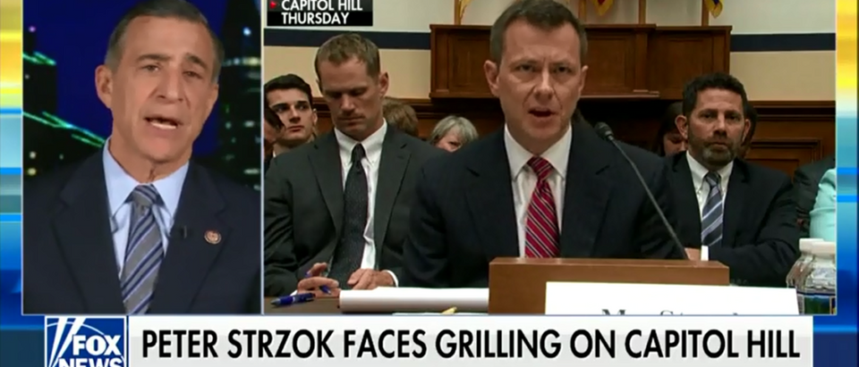 GOP Rep. Darrell Issa Cuts Right To The Heart Of FBI Scandal 'We Know Peter Strzok Is A Bad Guy' -- Fox & Friends 7-13-18