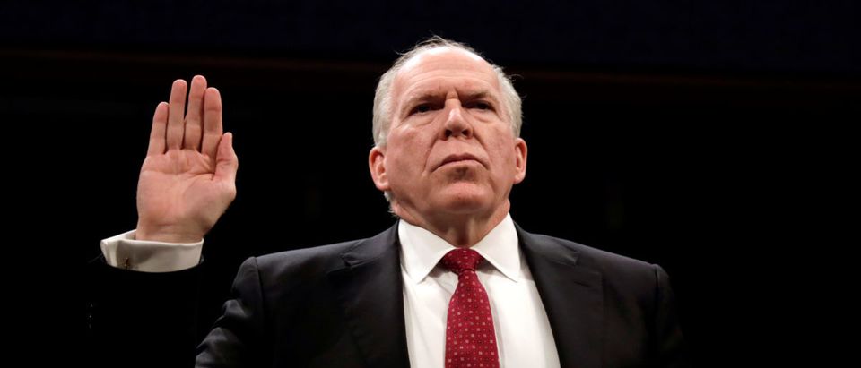 Former CIA Director John Brennan tesifies on Capitol Hill in Washington