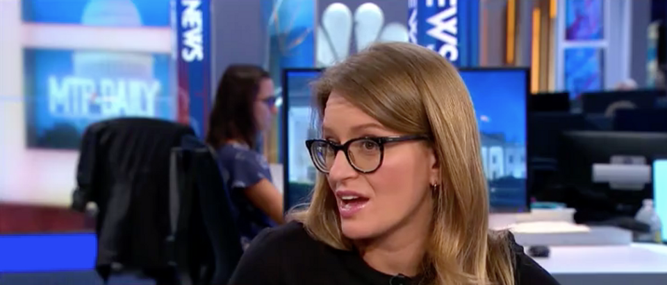 MSNBC host Katy Tur says The Daily Caller, Fox News 'aren't journalists' (MSNBC:Screenshot)