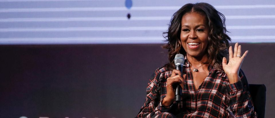 Former First Lady Michelle Obama speaks during the second day of the first Obama Foundation Summit in Chicago