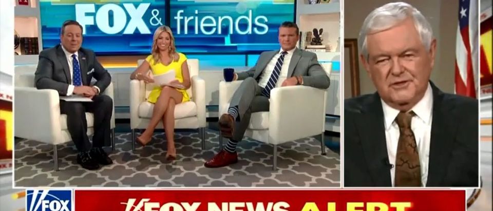 Newt Gingirch Gives The Nod To Judge Kavanaugh For Supreme Court 'Knocked It Out Of The Park' - Fox & Friends 7-10-18