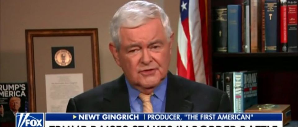 Newt Gingrich Says Democrats' Stance On Immigration Will Tip The Scales For Republicans This November - Fox & Friends 7-30-18 (Newt Gingrich Says Democrats' Stance On Immigration Will Tip The Scales For Republicans This November - Fox & Friends 7-30-18 (Newt Gingrich Says Democrats' Stance On Immigration Will Tip The Scales For Republicans This November - Fox & Friends 7-30-18 (Screenshot/Fox News)
