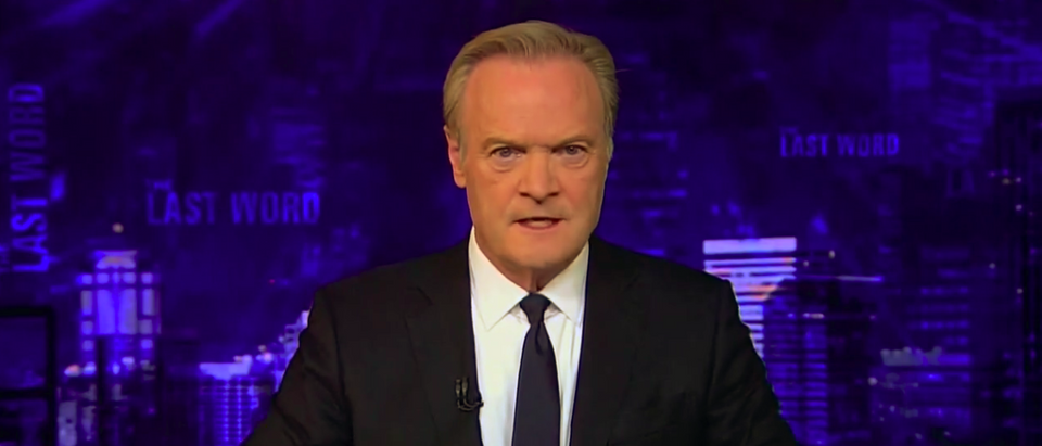 Lawrence O'Donnell drops F-bomb during live show (PHOTO: Screenshot/MSNBC)
