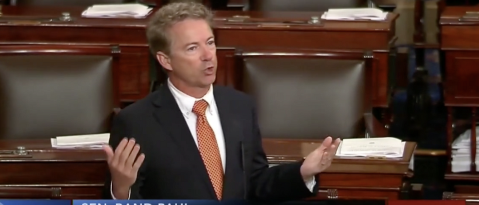 Rand Paul discussed the senate's hatred of President Trump (C-SPAN 2, 7/19/2018)