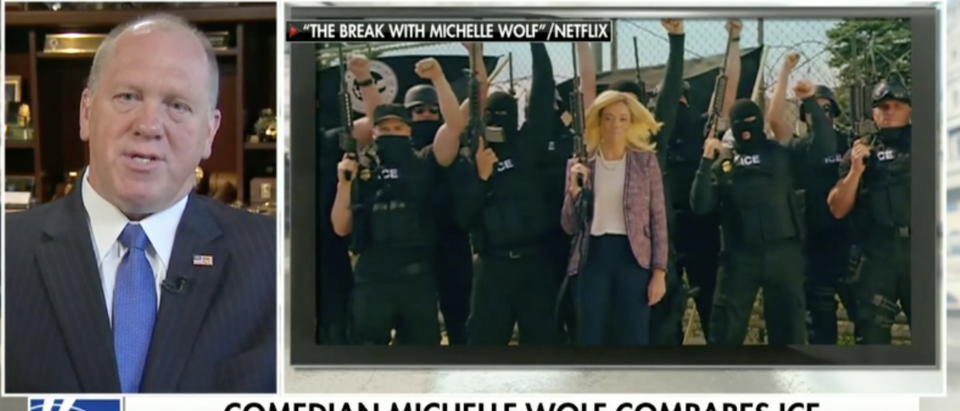 Homan discusses Michelle Wolf's Anti-ICE video (Fox News 7/21/2018)