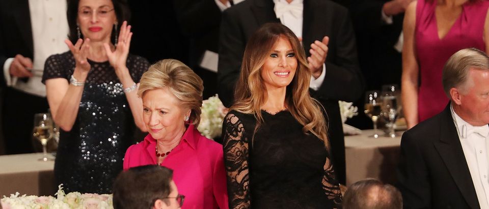 Donald Trump And Hillary Clinton Attend Alfred E. Smith Memorial Foundation Dinner