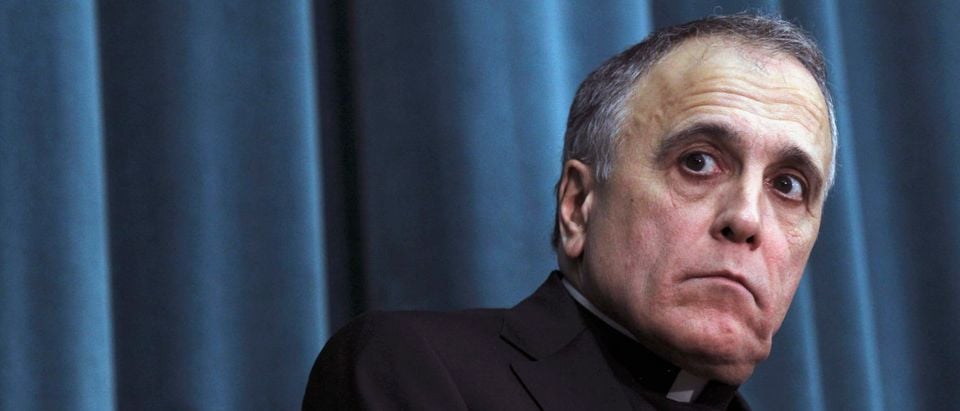 Cardinal Daniel DiNardo, Archbishop of Galveston Houston, looks during a news conference at the North American College in Rome March 5, 2013. REUTERS/Alessandro Bianchi