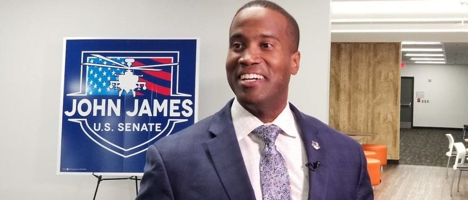 John James receives endorsement from President Donald Trump (Photo obtained by TheDCNF)