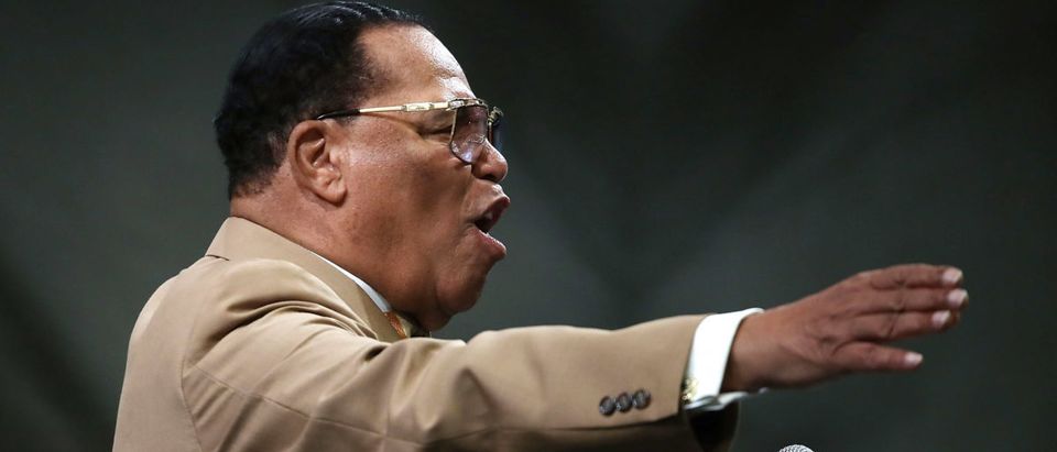 Nation of Islam Minister Louis Farrakhan frequently espouses anti-Semitic conspiracy theories on his Facebook page. (Photo by Mark Wilson/Getty Images)