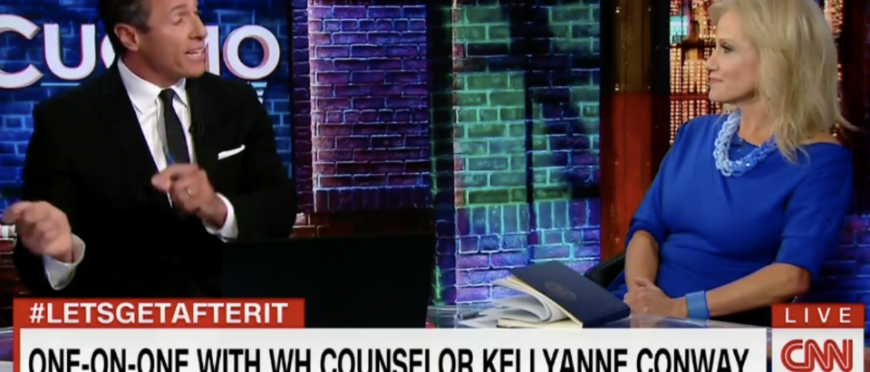 Kellyanne Conway attacks Chris Cuomo (CNN 8/23/2018)