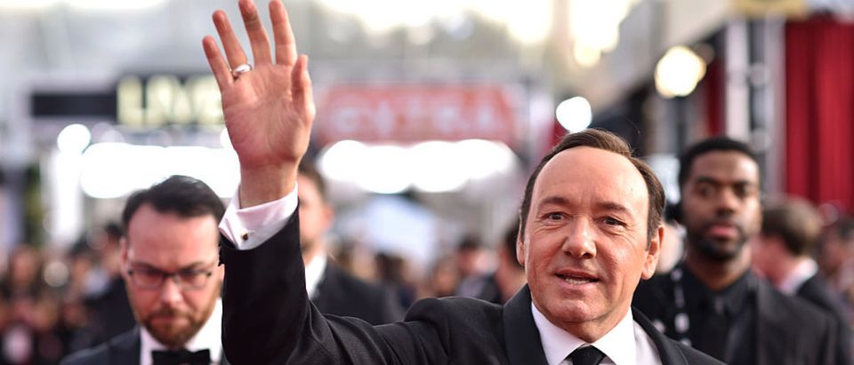 Actor Kevin Spacey attends The 22nd Annual Screen Actors Guild Awards at The Shrine Auditorium on January 30, 2016 in Los Angeles, California. 25650_013 (Photo by Dimitrios Kambouris/Getty Images for Turner)