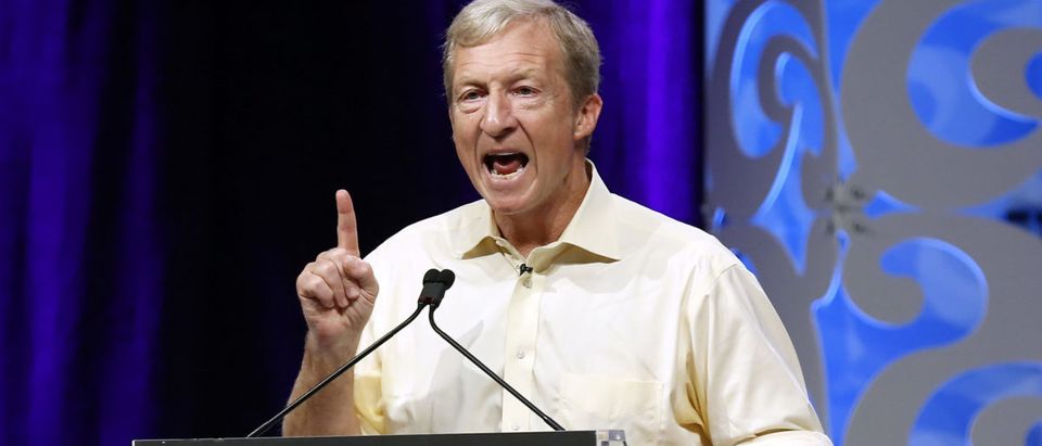 Tom Steyer speaks at the Netroots Nation annual conference for political progressives in New Orleans, Louisiana, U.S. August 2, 2018. REUTERS/Jonathan Bachman