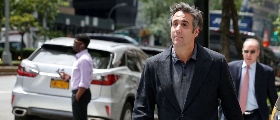 U.S. President Donald Trump's personal lawyer Michael Cohen arrives at his hotel in New York