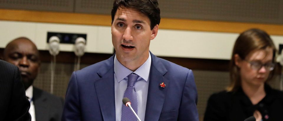 Canadian Prime Minister Justin Trudeau speaks at "Call to Invest" African roundtable Inc. on the sidelines of the 73rd session of the United Nations General Assembly at U.N. headquarters in New York