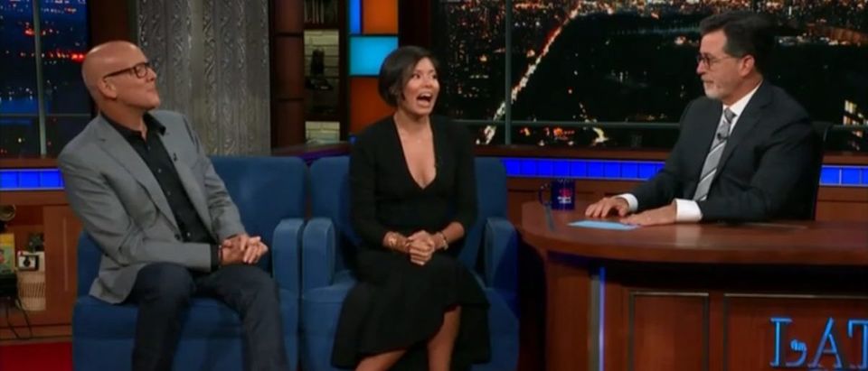 CBS' Alex Wagner Admits To Using 'Baseless Speculation' To Push Trump Collusion Theory On Colbert -- CBS 9-14-18