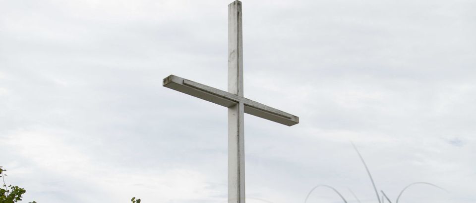 Pictured is an historic WWII-era memorial cross in Pensacola, Florida. (Provided to TheDCNF courtesy of Becket)