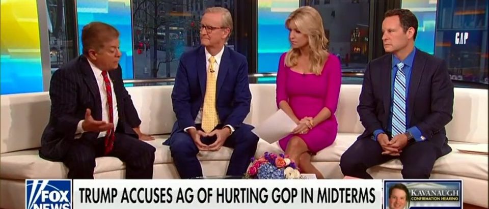 Judge Napolitano Nails Trump For Jeff Session Tweet And Says He's Providing 'Fodder' For Mueller Team - Fox & Friends 9-4-18 (Screenshot/Fox News)