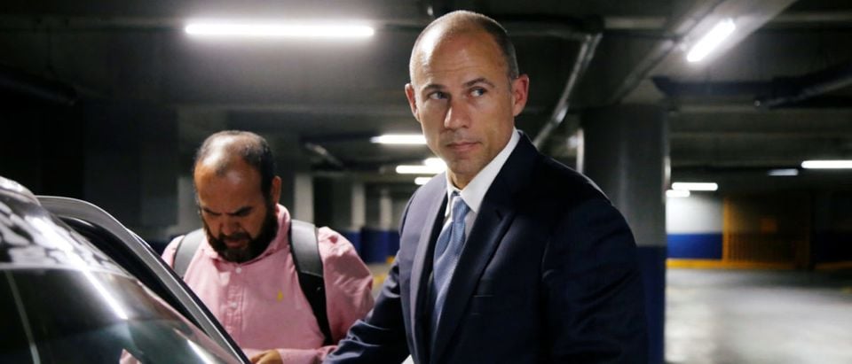 Attorney Michael Avenatti looks on after accompanying Anthony David Tobar (not pictured), who was deported after being separated from his mother at the U.S. border under U.S. President Donald Trump's "zero tolerance" immigration policy, in Guatemala City, Guatemala August 14, 2018. Picture taken August 14, 2018. REUTERS/Luis Echeverria