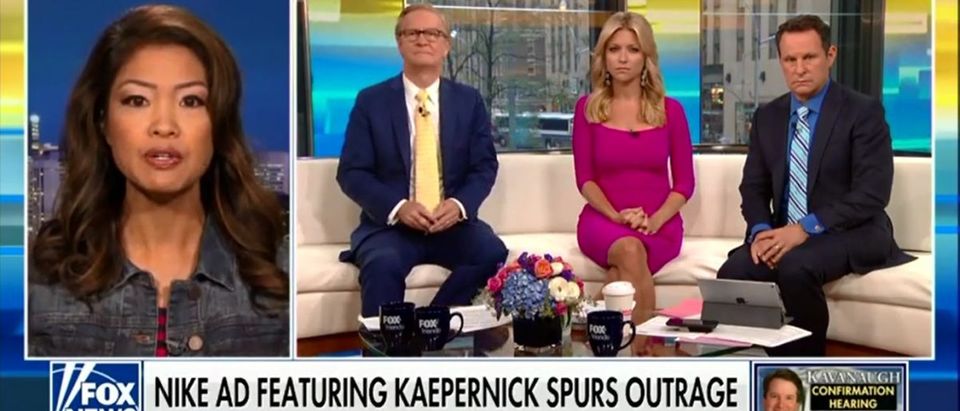 Nike Has Become A 'Social Justice Corporation' Trying To Mold Colin Kaepernick Into The Next Malcolm X, Says Michelle Malkin - Fox & Friends 9-4-18 (Screenshot/Fox News)