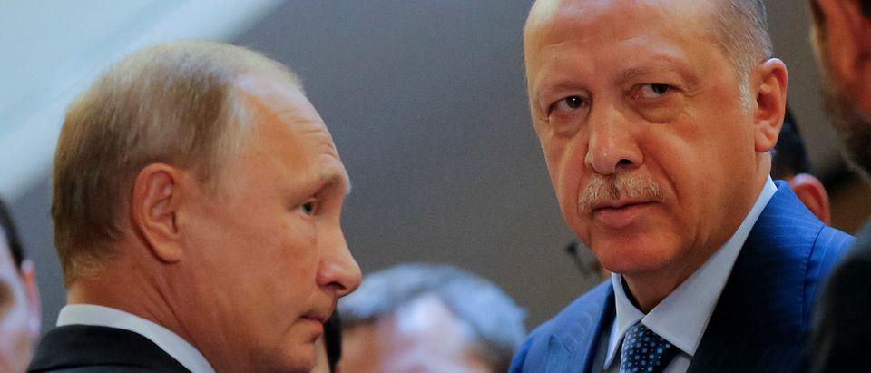 Russian President Putin meets with his Turkish counterpart Erdogan in Sochi