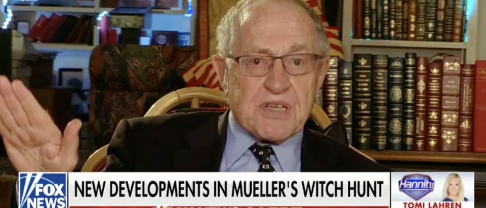 Dershowitz discussing Mueller potentially charging Trump with perjury (Fox News 9/4/2018)
