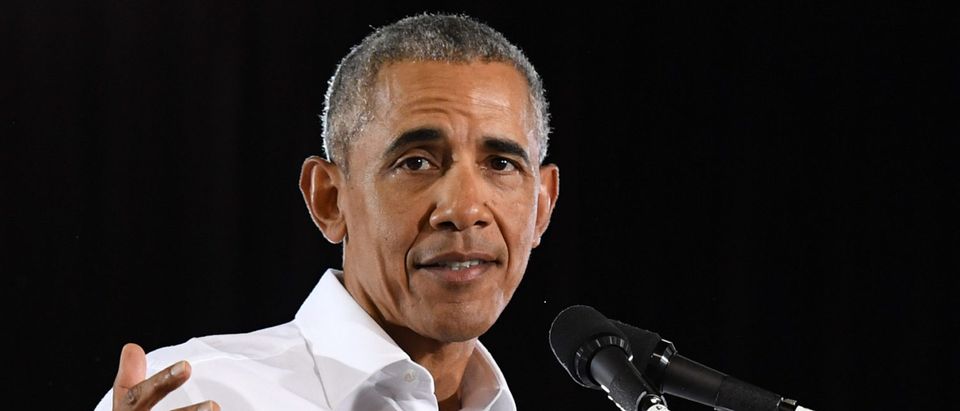 Former President Obama Speaks At Rally For Nevada Democrats In Las Vegas