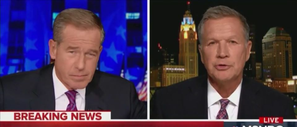 John Kasich Claims Trump Is Responsible For Division That's Tearing Country Apart -- MSNBC 11th Hour 10-24-18