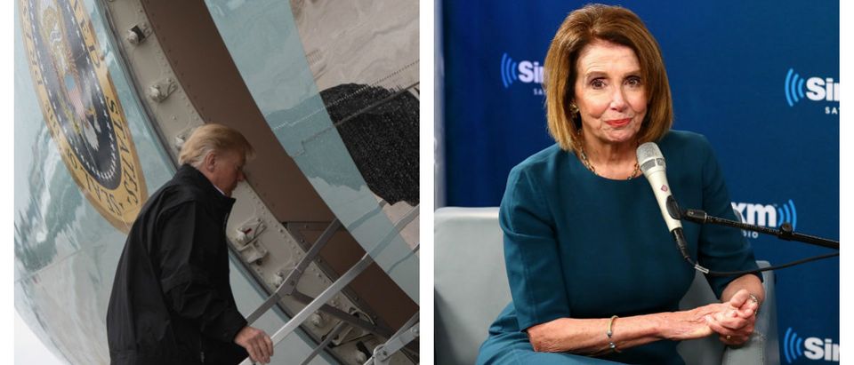 Trump - Pelosi Side By Side Getty Images - Saul Loeb and Astrid Stawiarz