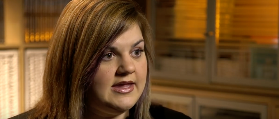 Pictured is Abby Johnson. (YouTube screenshot/OfficialACLJ)