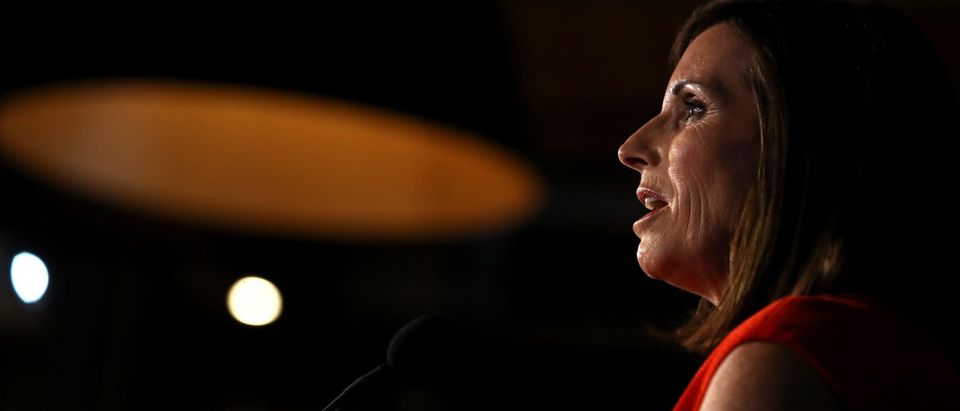 Arizona GOP Senate Candidate Martha McSally Attends Primary Night Event In Tempe