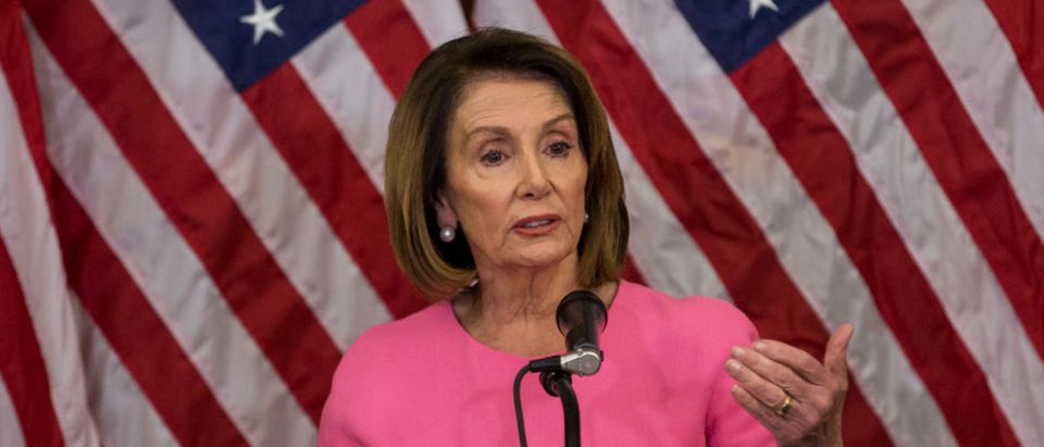Democratic House Minority Leader Nancy Pelosi (D-CA) Holds News Conference Day After Midterm Elections