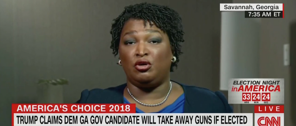 Stacey Abrams (CNN Screenshot: November 5, 2018)