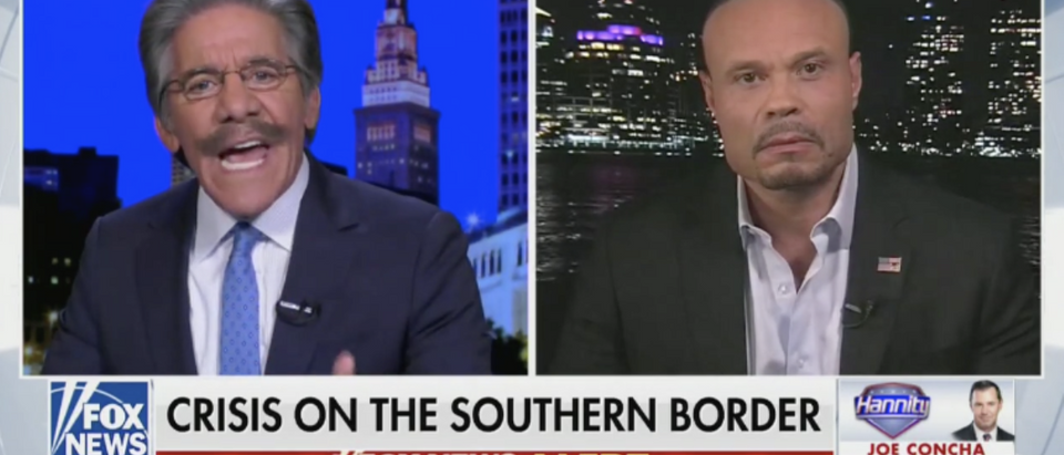 Geraldo Rivera and Dan Bongino got heated discussing the caravan (Fox News 11/30/2018)