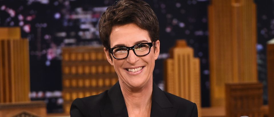 Rachel Maddow Visits "The Tonight Show Starring Jimmy Fallon" at Rockefeller Center on March 15, 2017 in New York City. (Photo by Theo Wargo/Getty Images for NBC)